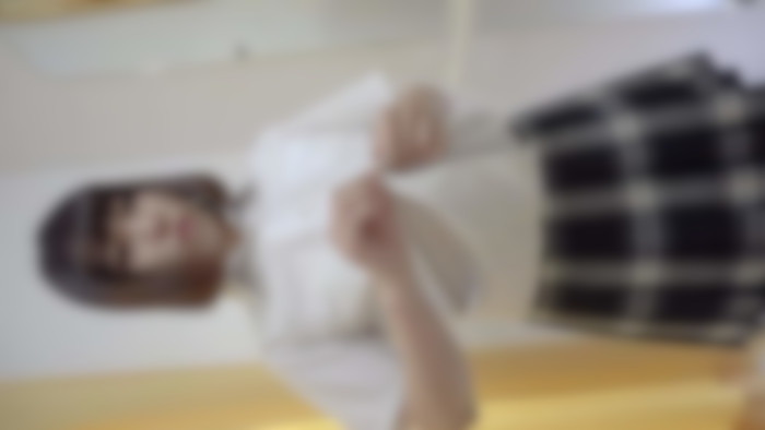 【3カメ視点】美巨乳制服美少女のスク水試着中の無防備な姿をじっくり盗撮♡-001