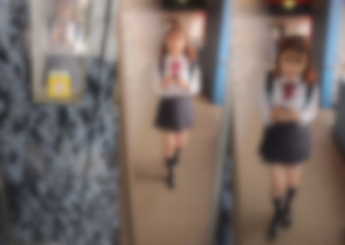 笑顔で挨拶してくれる子のあみあみパンツ-002