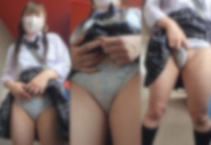 【30分超】毎朝盗撮してたロリ可愛いぷっくりまんまんjkがパンツを見せつけてくるようになった。no75-006